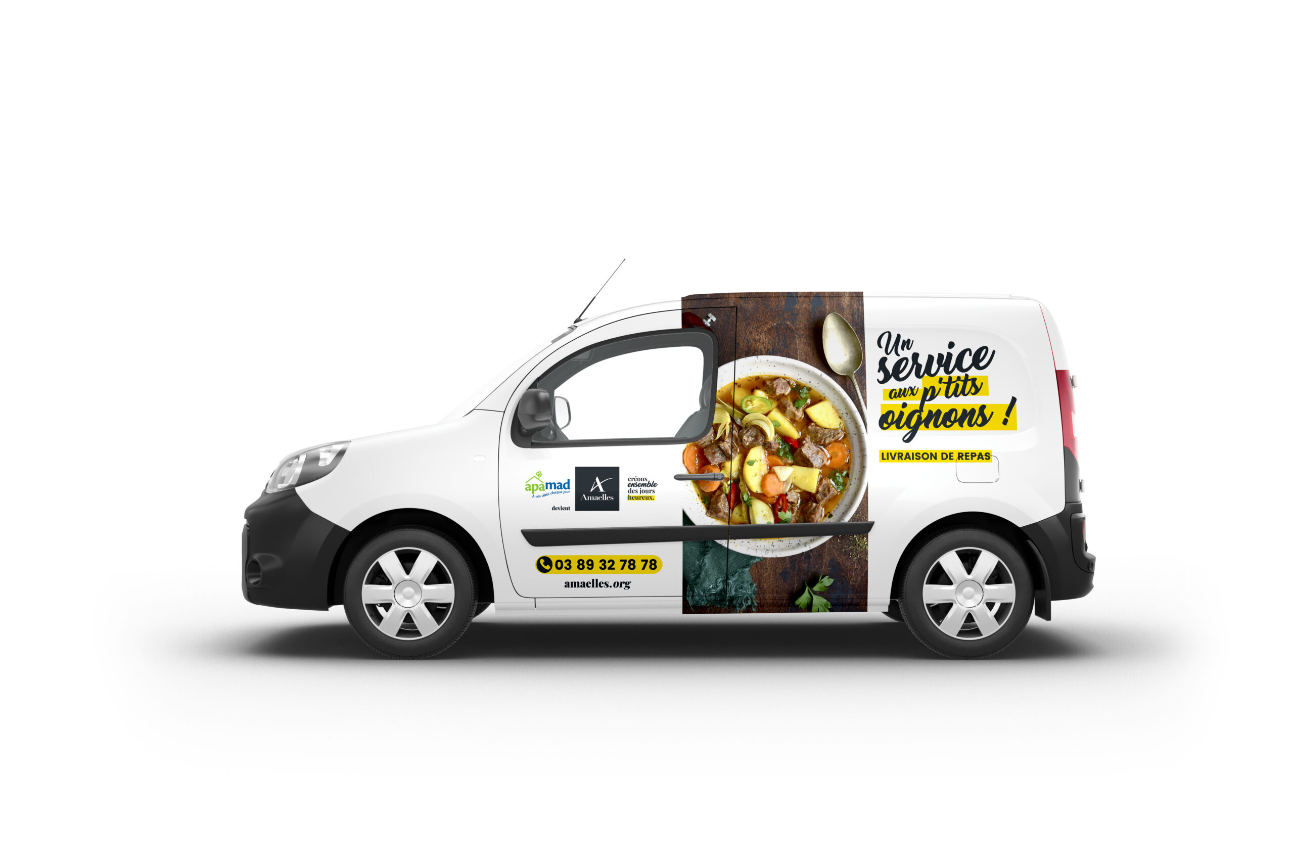 AMAELLES • Covering vehicule utilitaire Livraison de repas